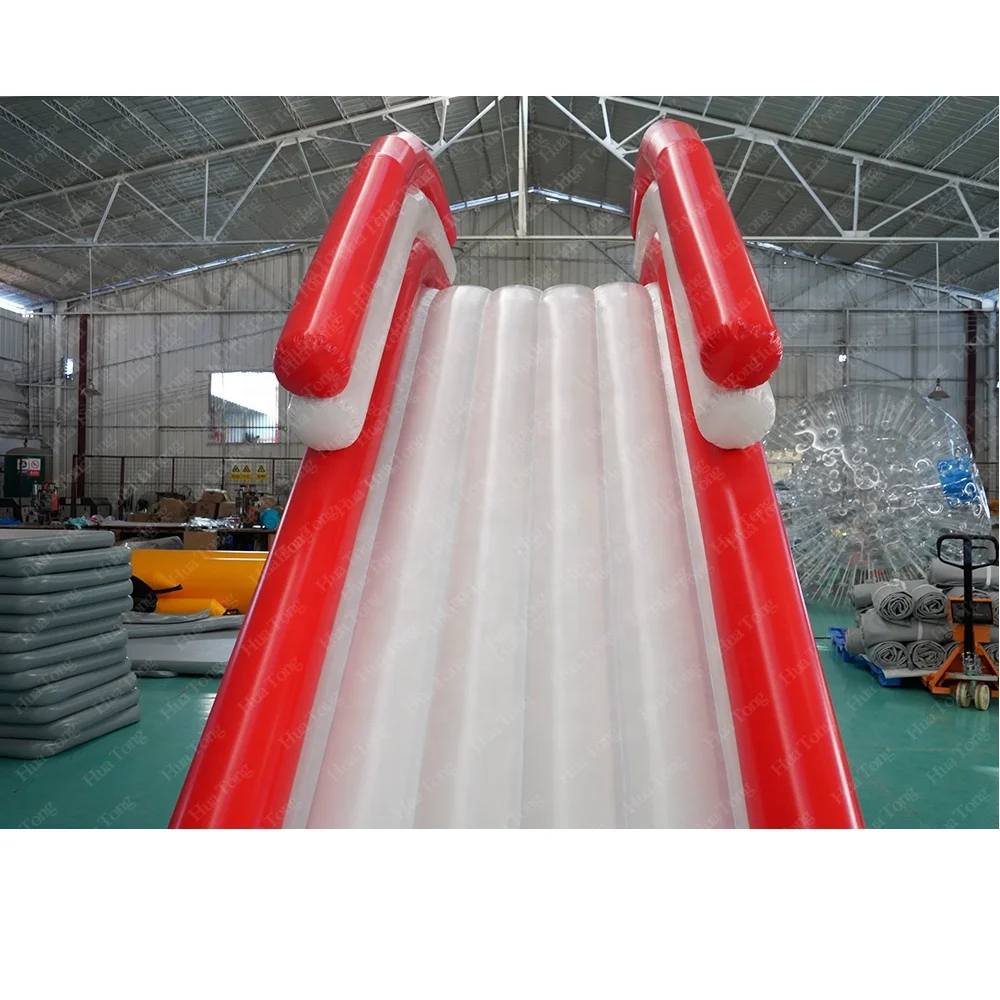 Floating Yacht Boat Water Slide Inflatable Yacht Slide