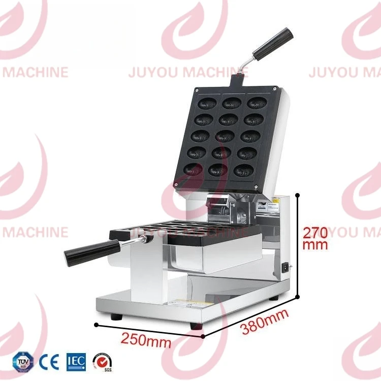 JY Hot sale South korean manju cake machine walnut shape waffle maker