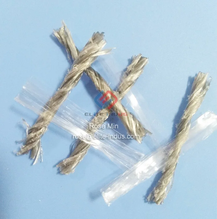 
 Высококачественное полипропиленовое макроволокно, используемое вместо стального волокна  