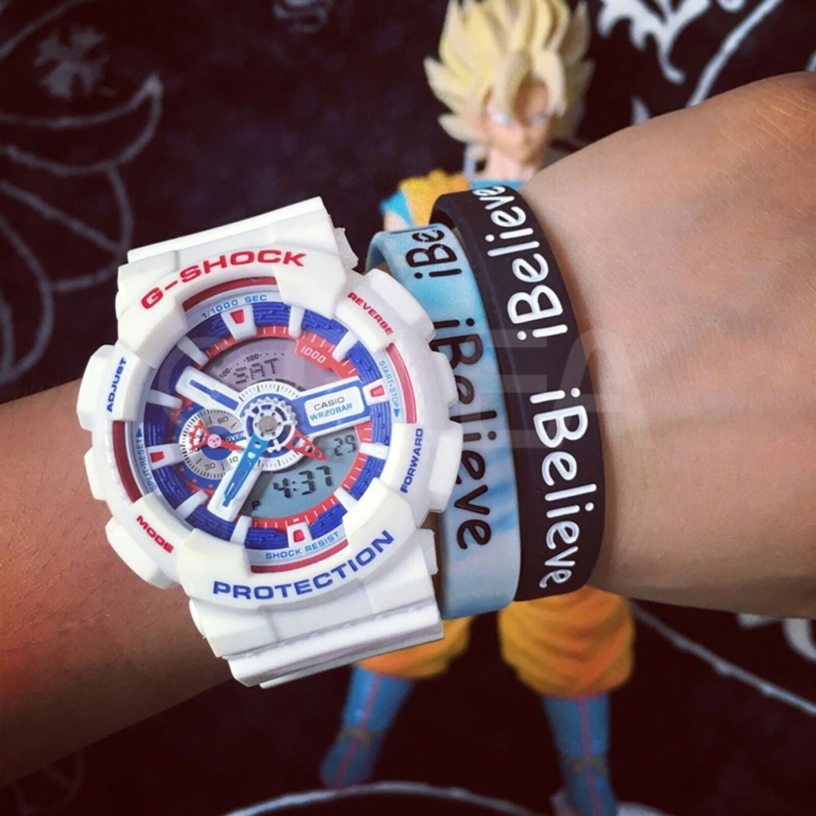 Plastic Rubber Silicone Elastic Wristbands with logo custom