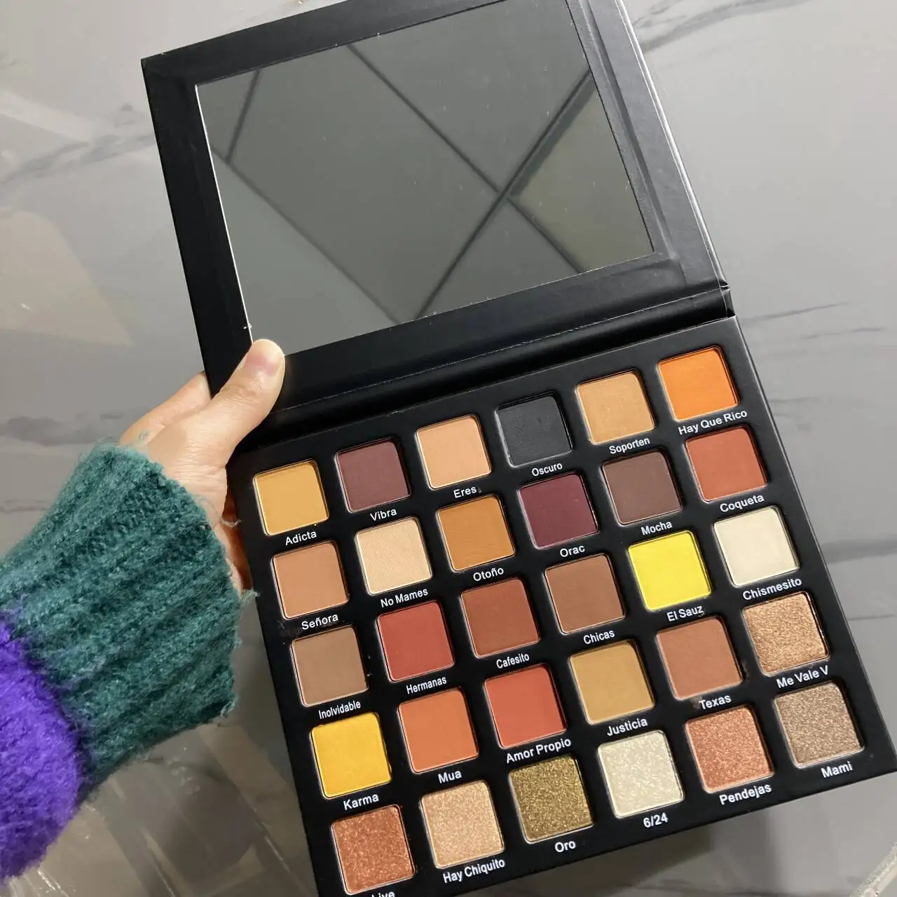 DIY Eye shadow Palette High Pigment Accept Private Label Square Eye shadow Face Makeup Waterproof Eye Shadow