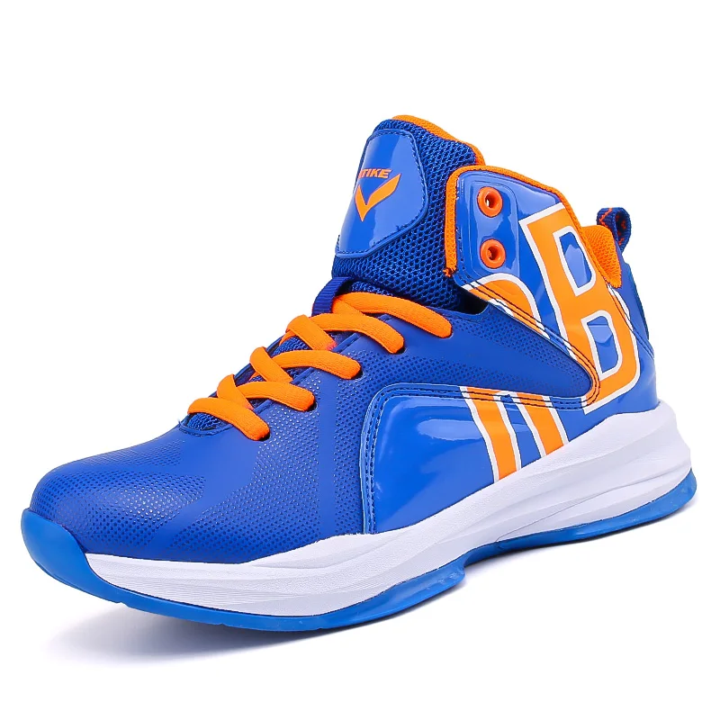 
High quality new styles children boys outdoor oem basketball sports shoes 