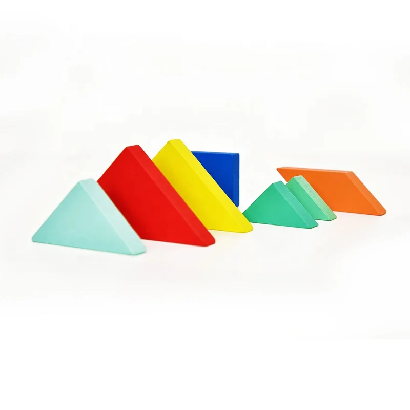 Most popular cheap kids educational learning toys intelligence diy tangram manipulative puzzle building blocks toys for kids