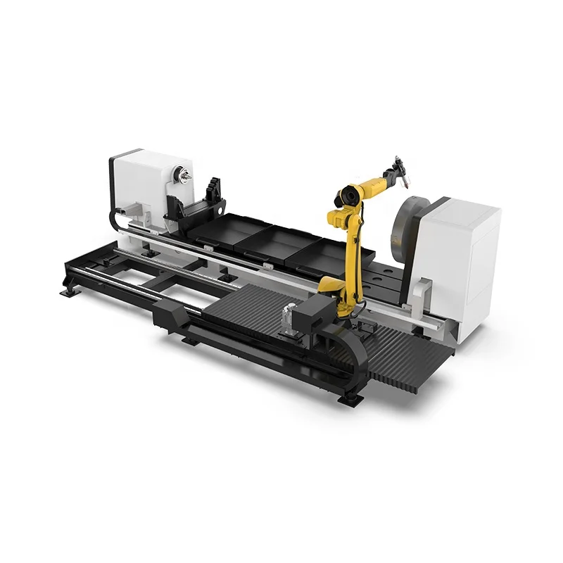 High degree of automation and flexibility 6 axis industrial robot laser cladding equipment machine with Raycus laser power