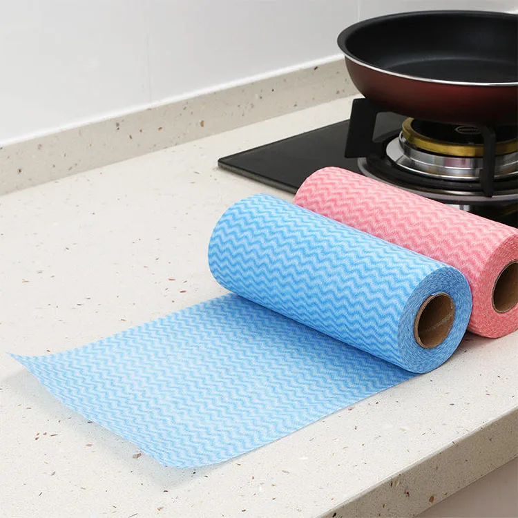 Household OEM Disposable Oil Absorbent Cleaning Cloth Household Kitchen Multi-Purpose Cloth Wipes Reusable Cleaning Wipe