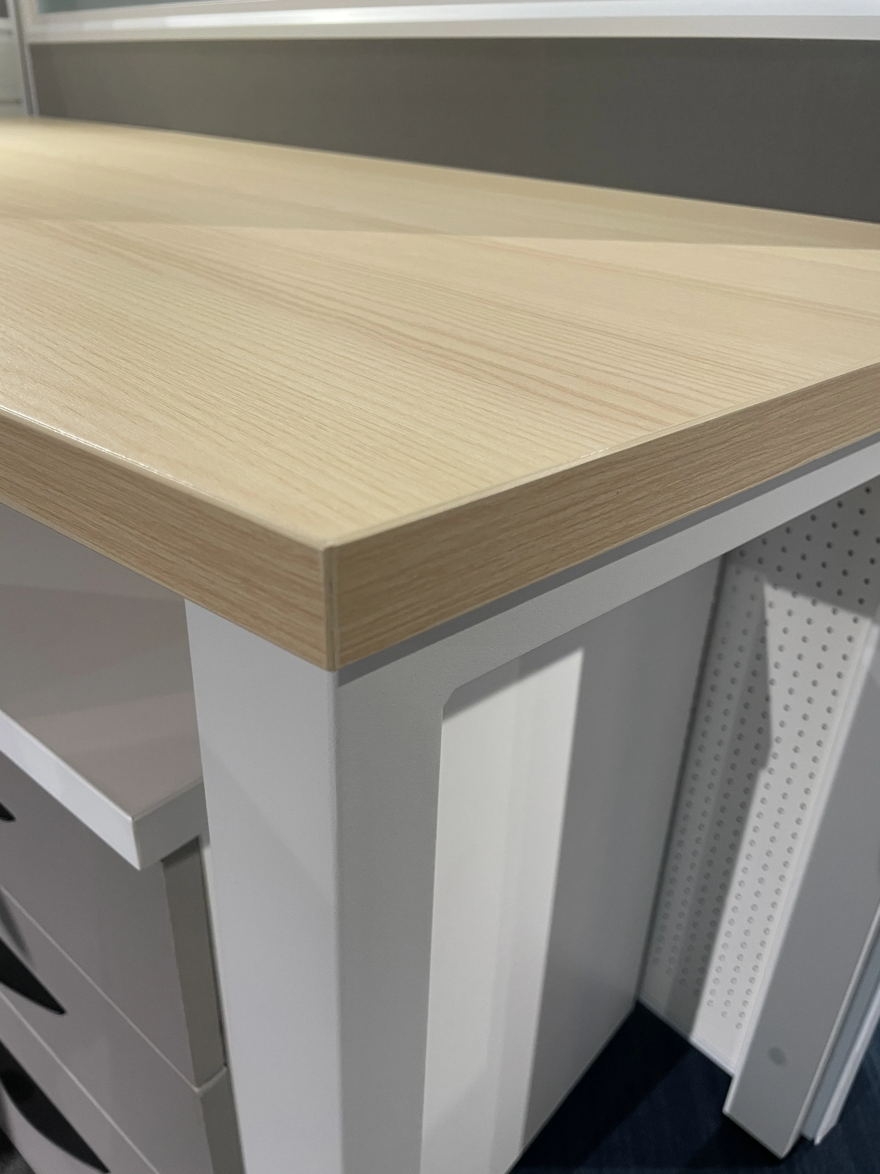 120 degree 1 Shaped Home Workstation Modular 6 Seater Office Desk Workstation