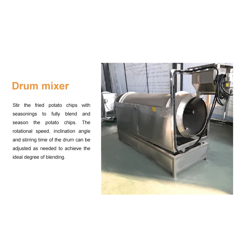 High-efficiency customized mechanical potato chips machine, potato chips production line, food processing machine