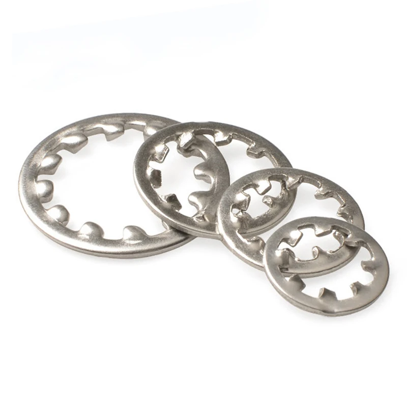 
 Внутренние зубчатые шайбы DIN6797J из нержавеющей стали OEM  