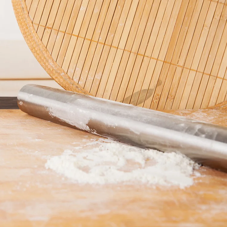 backing tools Rolling Stick  Dough  Rolling Pin kitchen Stainless Steel Rolling Pin