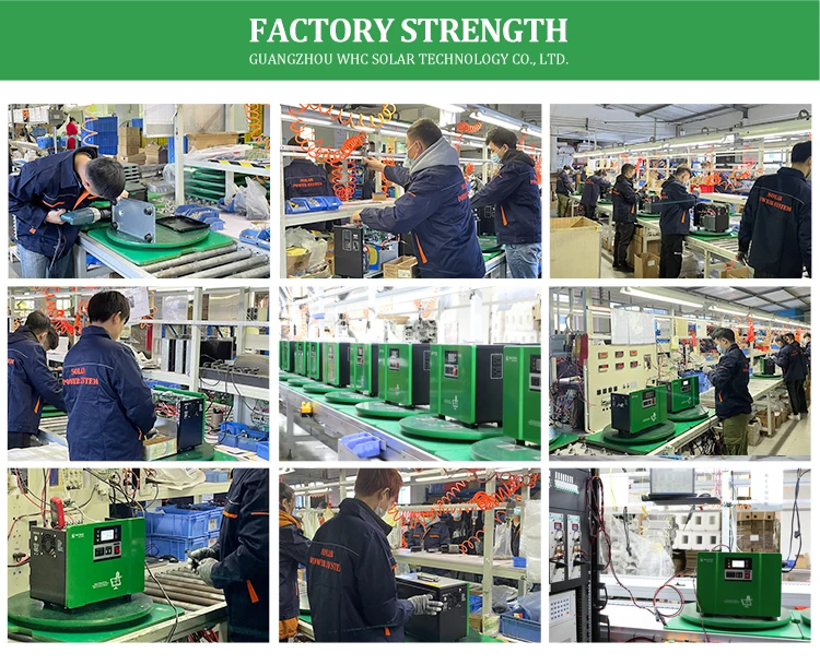 WHC SOLAR Portable Power Station Solar Generator for Outdoor and Home Solar Energy System 5000W Solar Generator