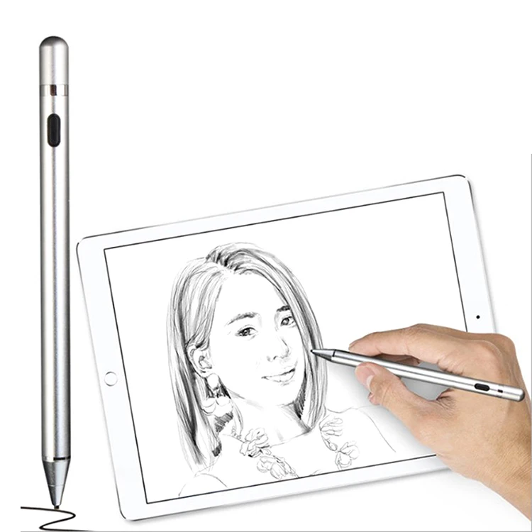 Micro-USB type B charging universal active stylus touch pen for ipad