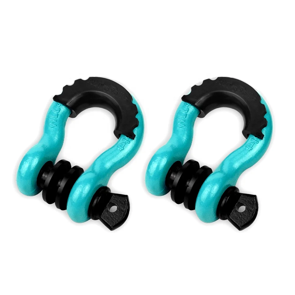 Off Road Tow Shackle D Ring G209 bow Shackle 3/4 D Ring with 7/8 Pin