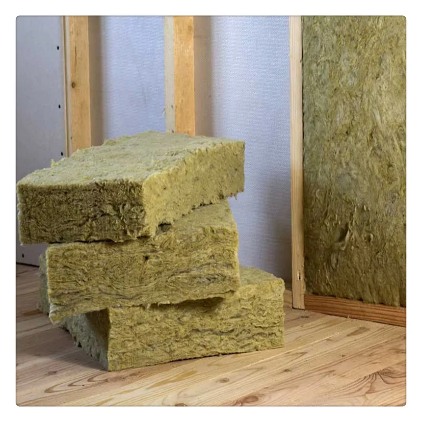 ISOKING fire resistant grade A non flammable 60kg/m3 laine de roche  basalt rock wool stonewool fiber with CE Certificate