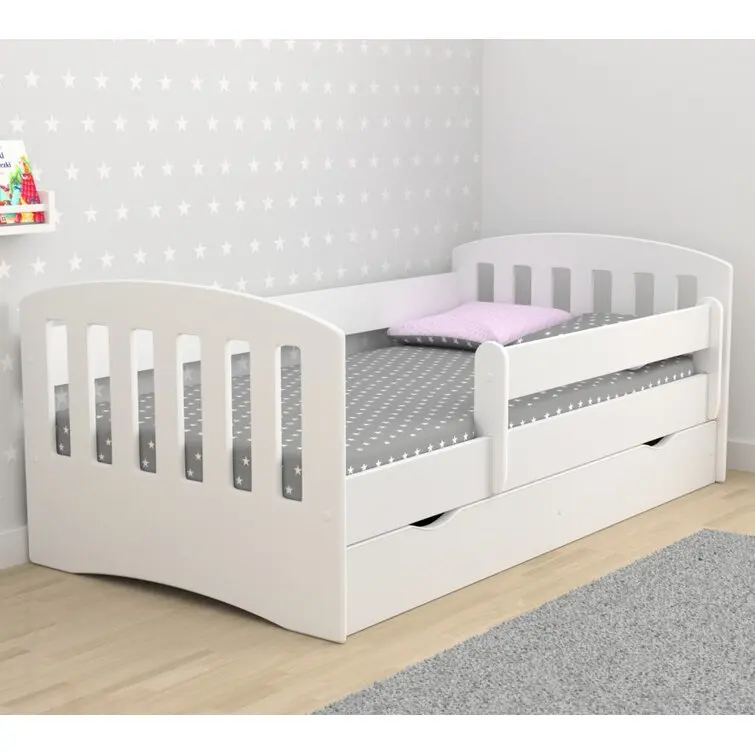 Factory Children Bed Kids Bedroom Furniture Kids Beds Solid Wooden Furniture Wooden Storage Beds for House