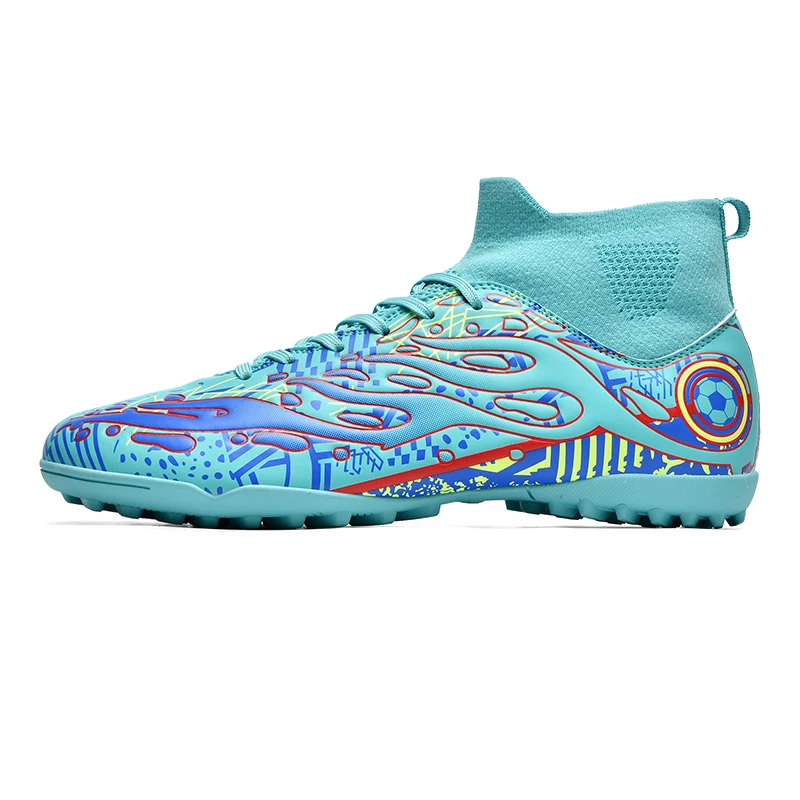 2024 new Football Boots soccer Shoes Grass Training FG/TF football shoes youth adult long spike broken spike
