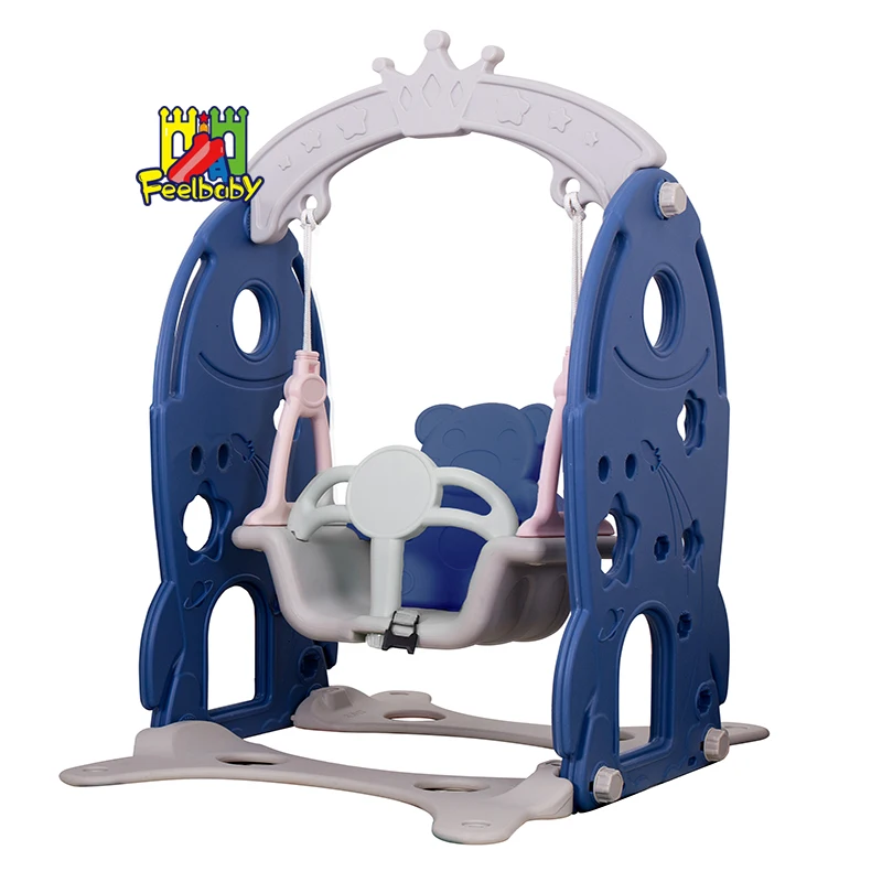 Feelbaby new design cheap baby indoor play swing for kindergarten