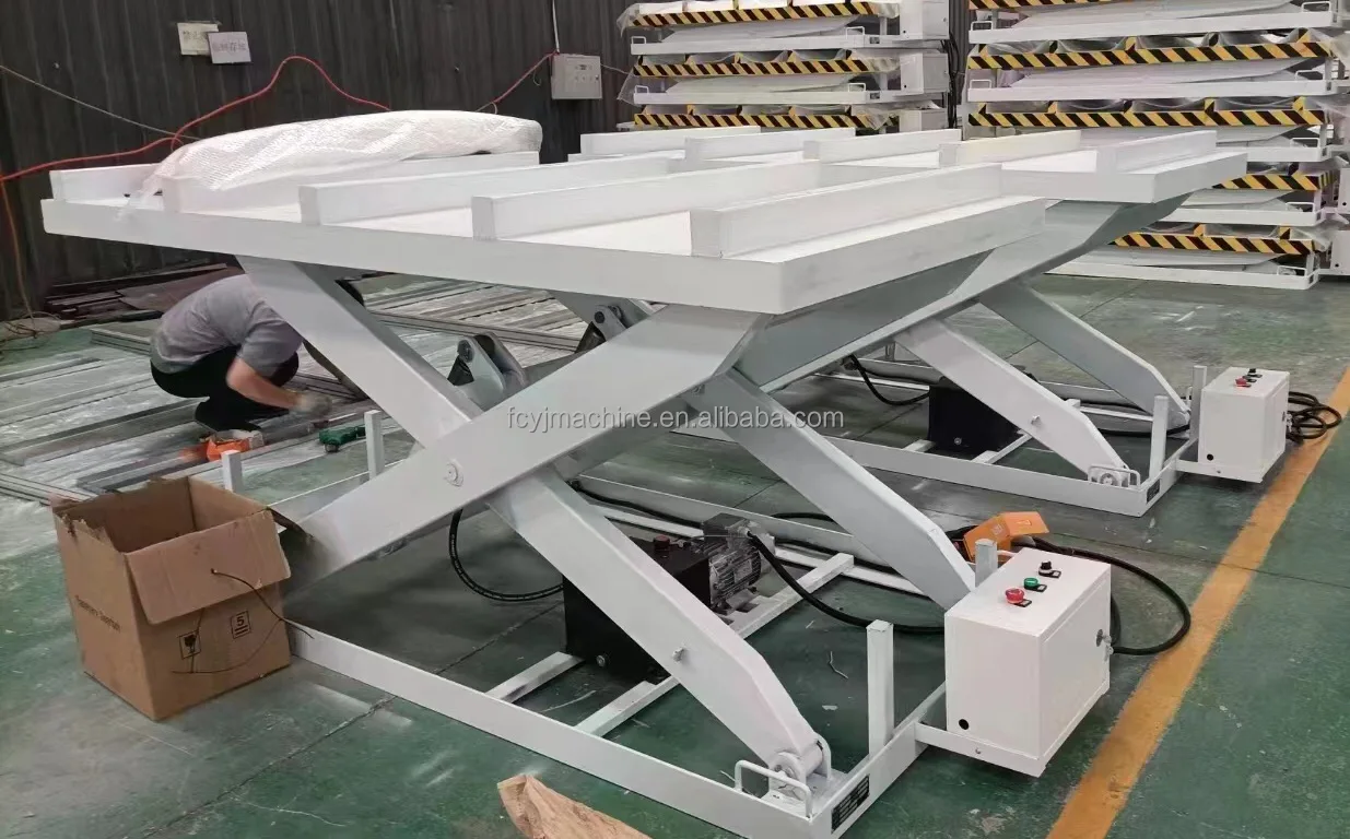 Heavy Duty Double Scissor Lift Table hydraulic lift table Electric lift platform