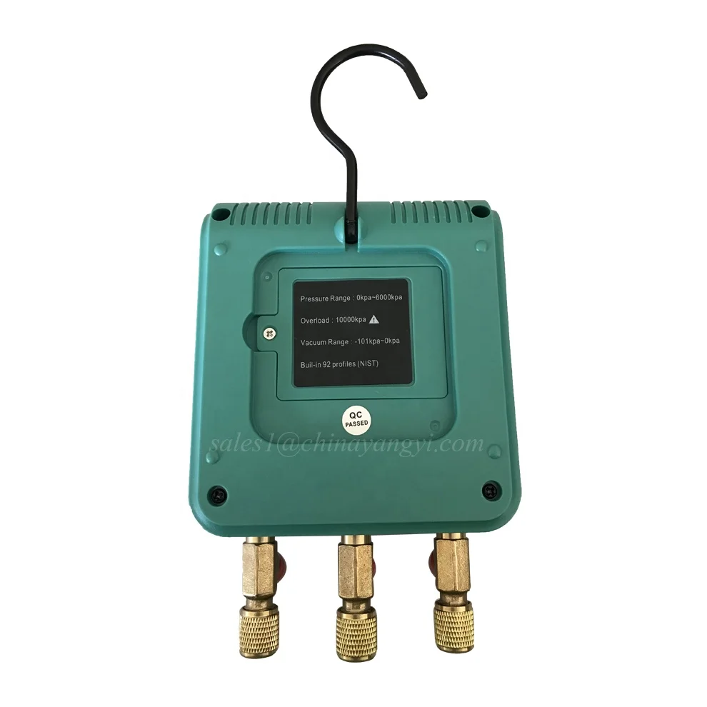 New Series Digital Manifold Gauge Car Air Conditioning Digital Refrigerant Pressure Gauges Pressure Tester Vacuum Meter