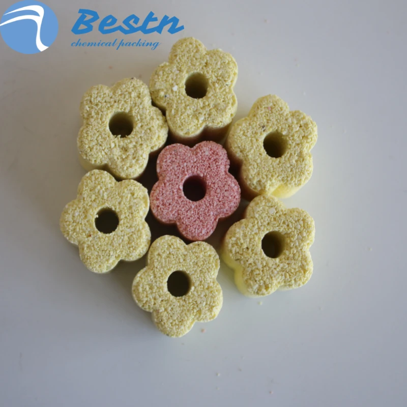 Quartz Bio Ring Aquarium White Yellow Pink Blue Bio Plum Ring for Fish