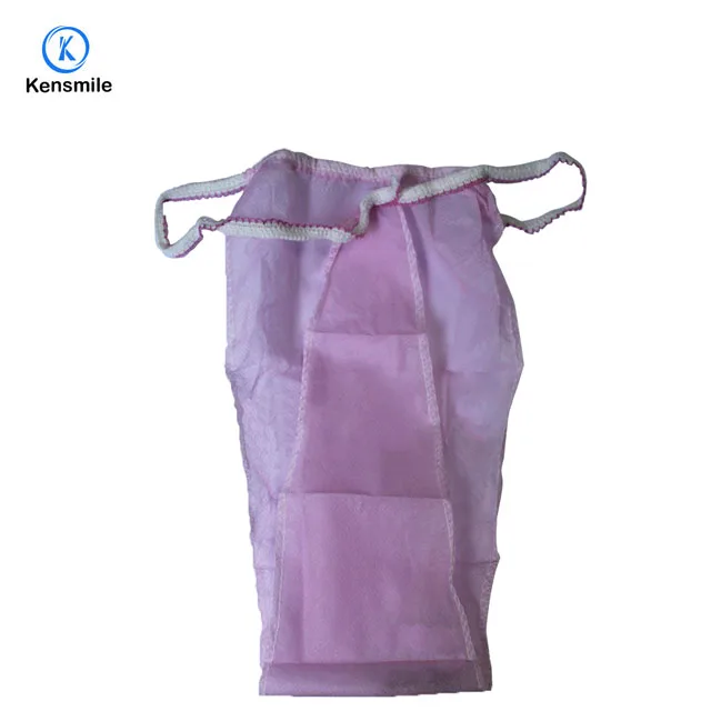 Non Woven Black Disposable G String Thong Panties T back Bikini for Waxing  Spa and Spray Tan