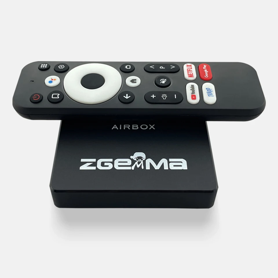 4K HDR Android TV Remote Streaming Media Player with online Appstore Streaming Device 4K Ultra HD Zgemma AIRBOX