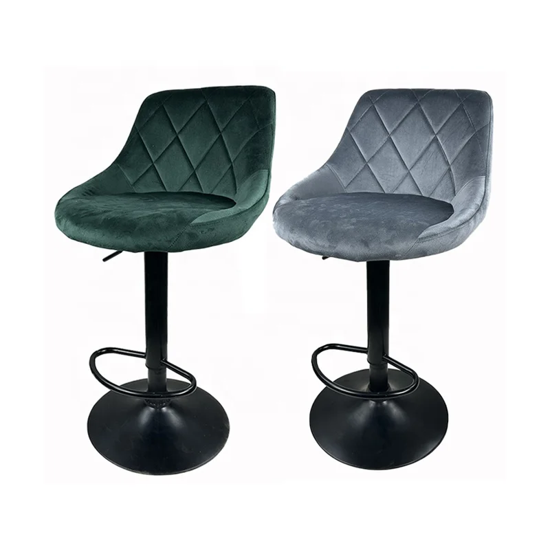 360 Degree Rotating Bar Chair Customization Bar Furniture Adjustable Height Synthetic Leather Bar Stool