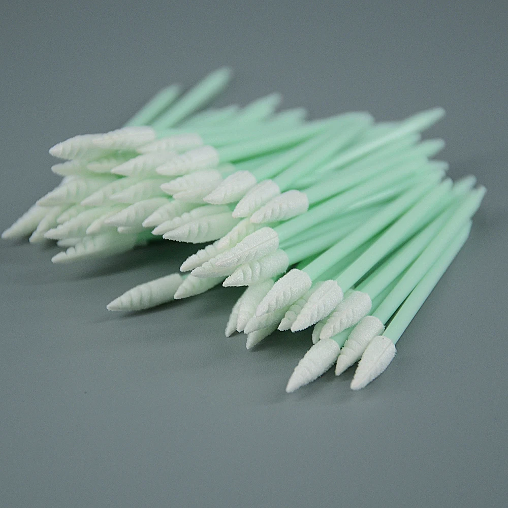 Industrial Cleaning Disposable PU Foam Head Polyester Lint Free Tip Sterile Swab Sticks