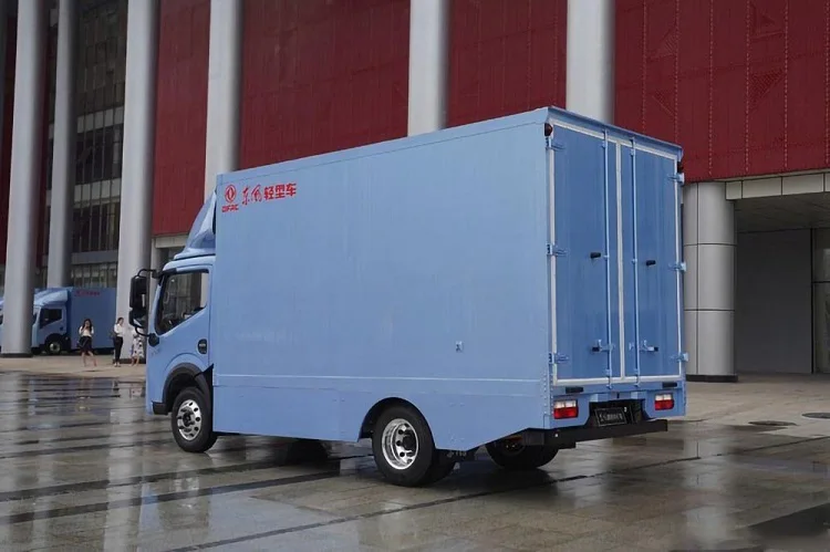 Dongfeng 380 Км Быстрая зарядка light 1,5 тонн 4x2 Электрический ящик грузовой фургон minivans camioneta electrica цены
