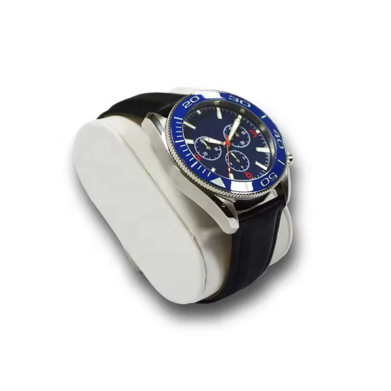 44mm luxury 5atm chronograph quartz mechanical movement watch rotating ceramic insert men watch for sale