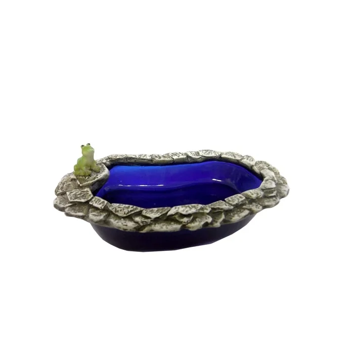 small size resin pond garden ornament