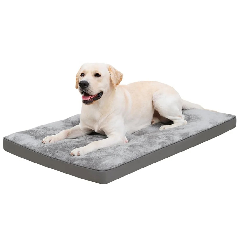 Faux Fur Comfortable Sleep Waterproof Washable Dog Beds for Large Dogs