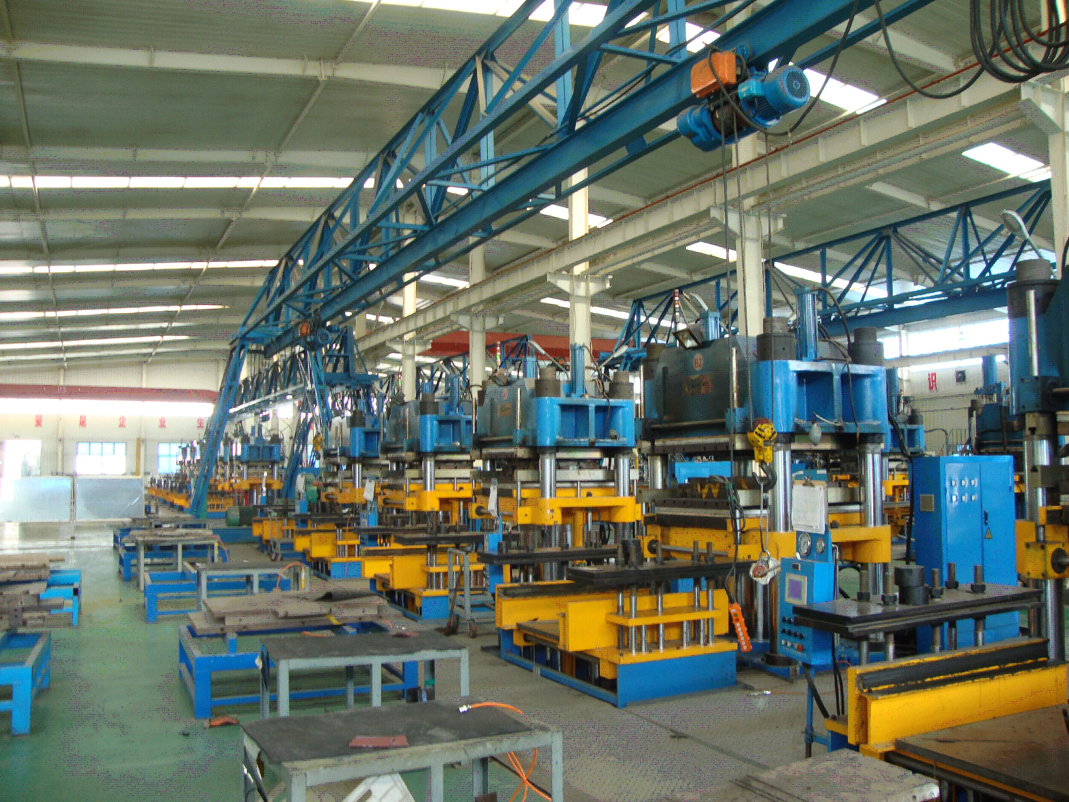 Huayi 100 ton rubber compression machine pressure hydraulic vulcanizing press