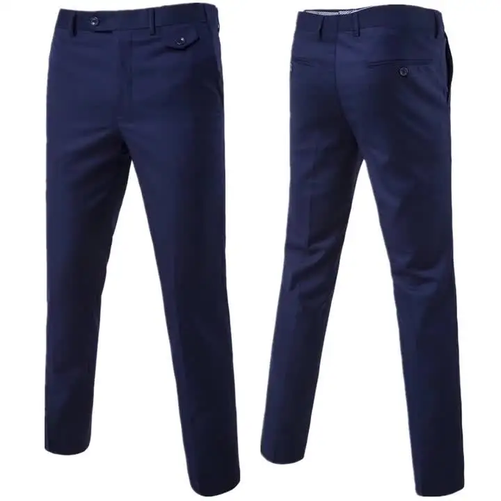2023 New Wholesale High Quality Straight Trouser Cotton Blend Chino Pants Formal Casual Golf Pant for Men