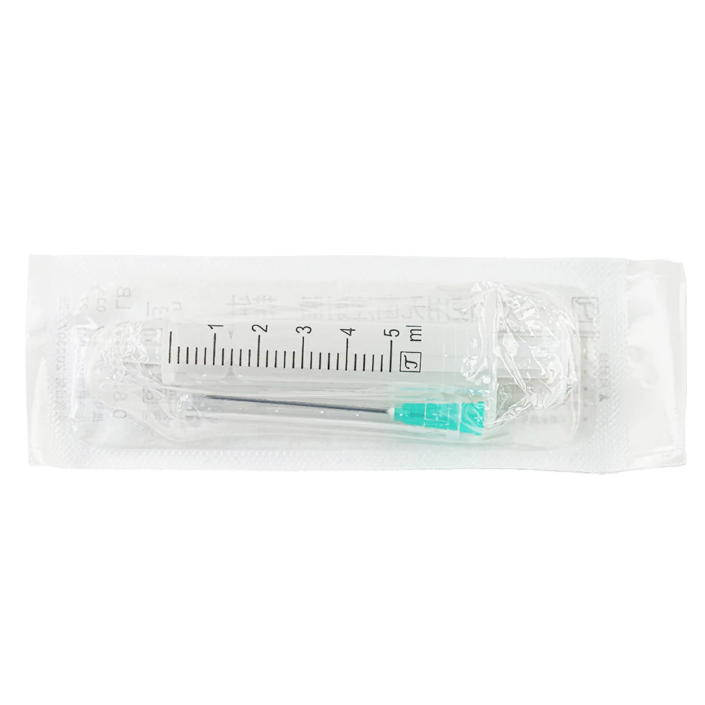5ml Plastic Syringes With Needle for Medical 5ML luer lock  with syringe with needle