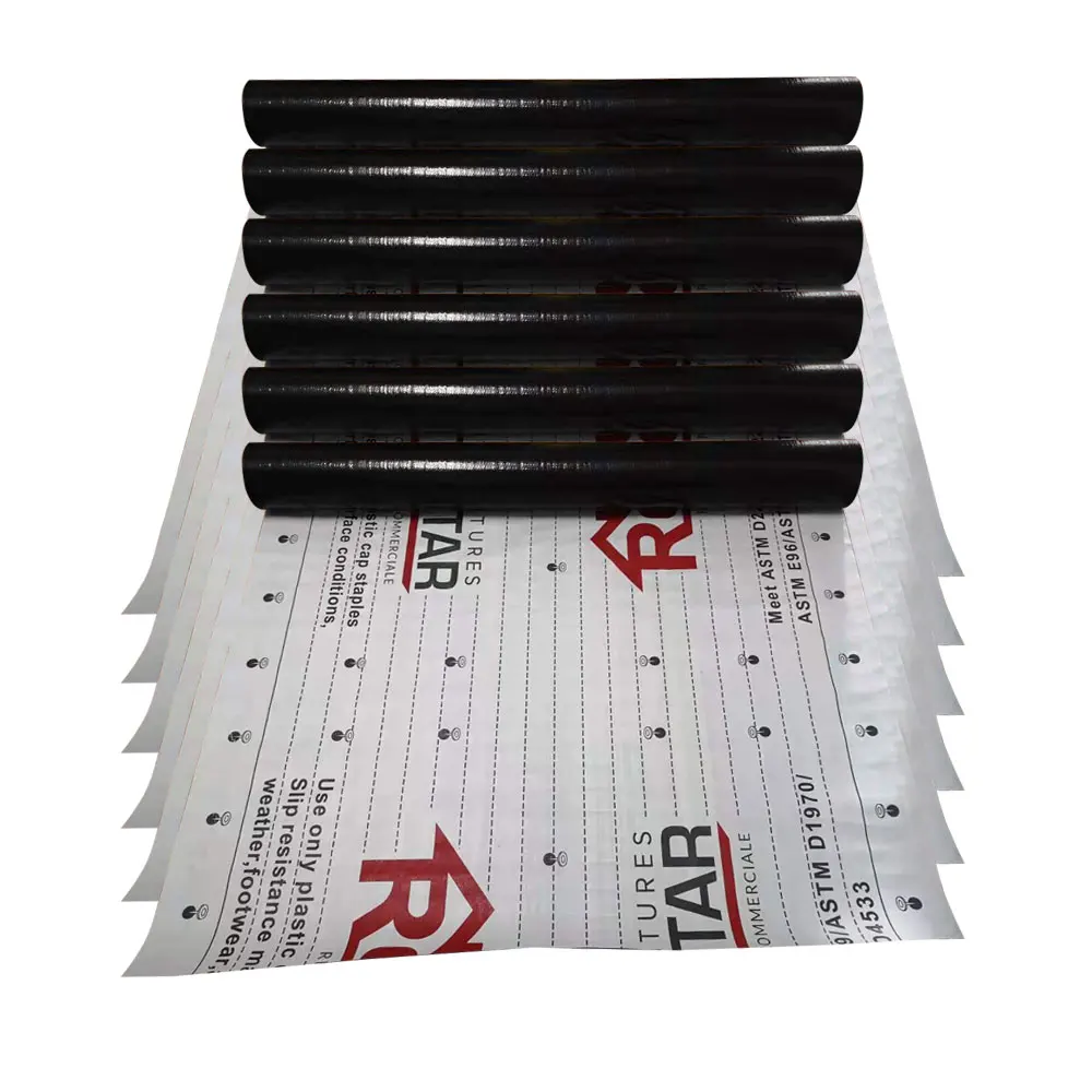 High Quality UV Resistant Anti-slip Waterproof Membrane Roll Roof Synthetic Underlayment