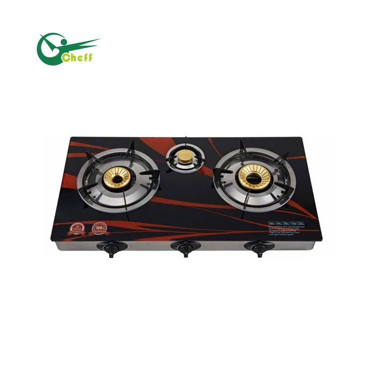 Кухонные приборы высокое качество закаленное стекло Китай газовая горелка кухонные плиты