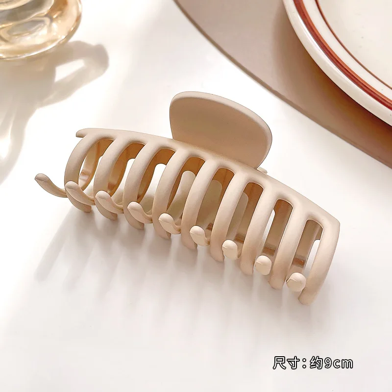 Wholesale Women Claw Hair Clips Strong Hold Eco-friendly Cute Big Matte Hair Claw for Thick Hair