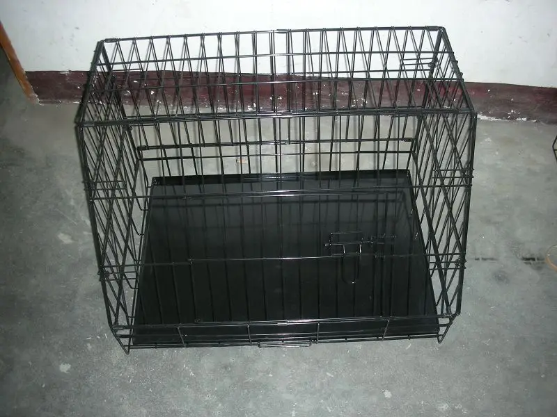 
Large 36 Inch Foldable Breeder Puppy Kitten Rabbit Training Cage With Bottom Wire Grid Mesh Floor 