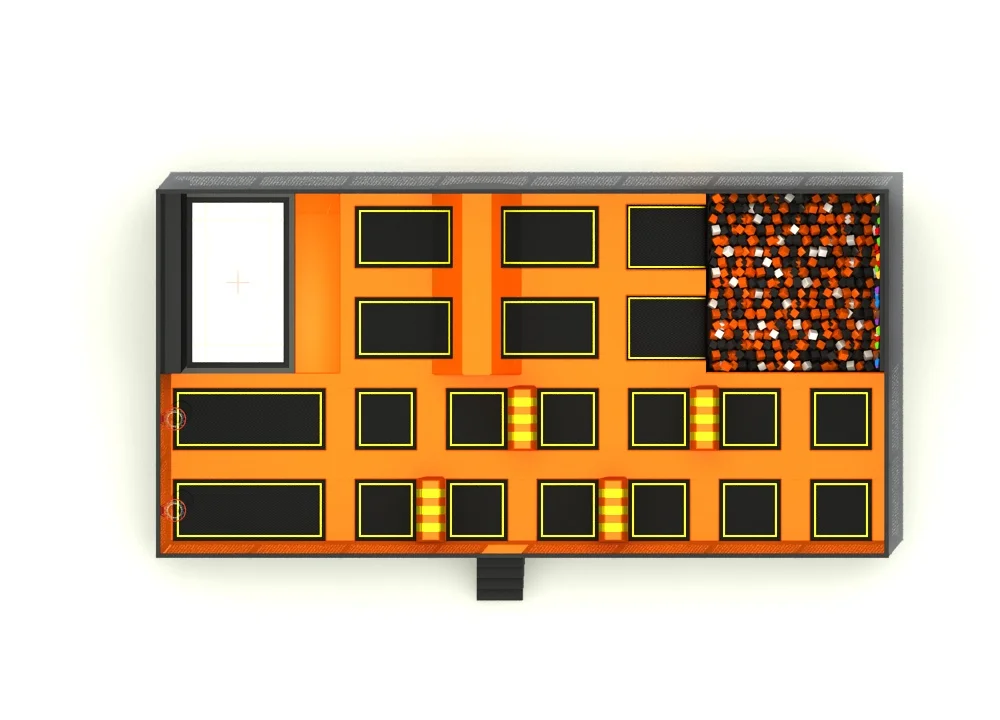 European Standard Trampoline Park, Rotating Jumping Trampoline