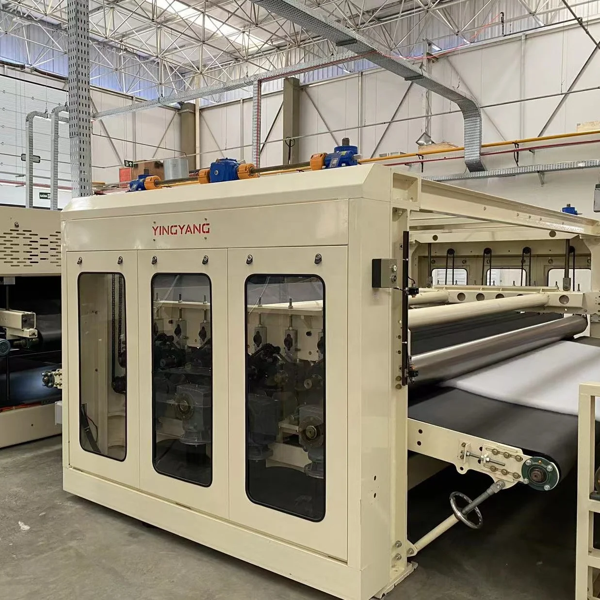 YYQS High-efficiency Web Drafter 15-Roller  Web Drafting Machine For Nonwoven Production Line