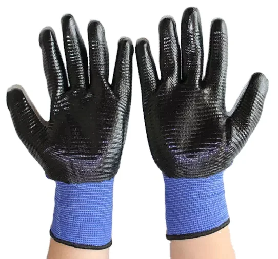 Cheap hot selling  customization,Nitrile coated polyester gloves , smooth palm for work