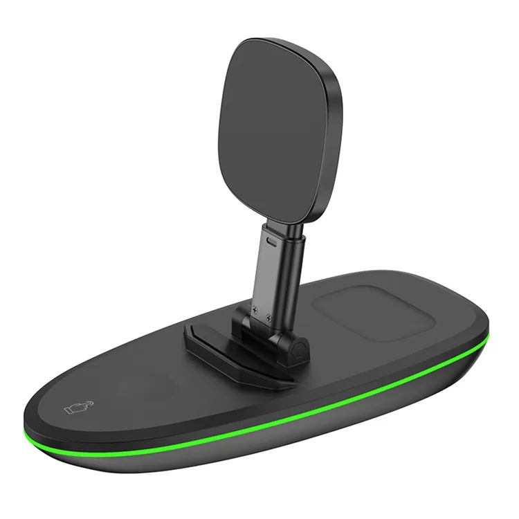 Быстрая зарядка 15 Вт qi Смарт магнитные зарядные устройства 3 4 в 1 Беспроводное зарядное устройство