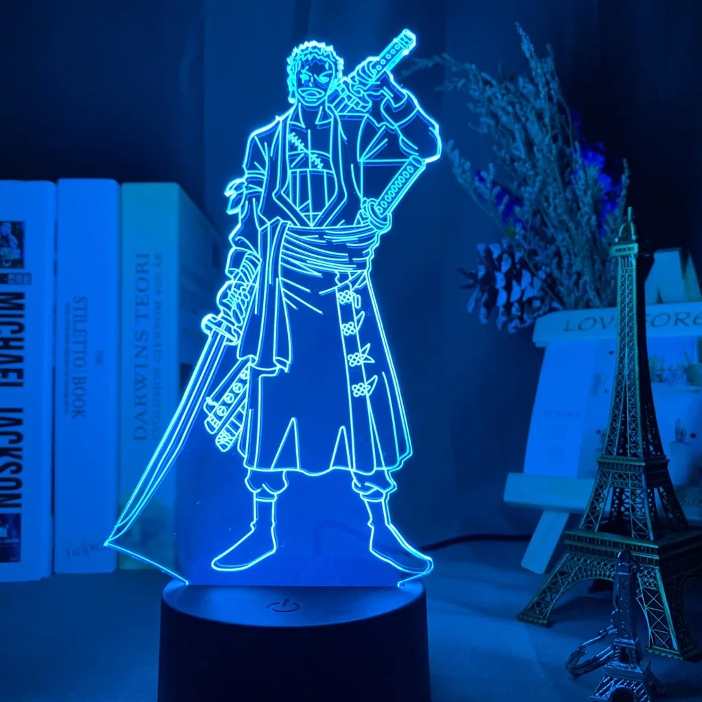 Howlighting аниме цельный 3d светильник Itachi Uchiha фигурка ночной Светильник для детской спальни подарок на день рождения сенсорный