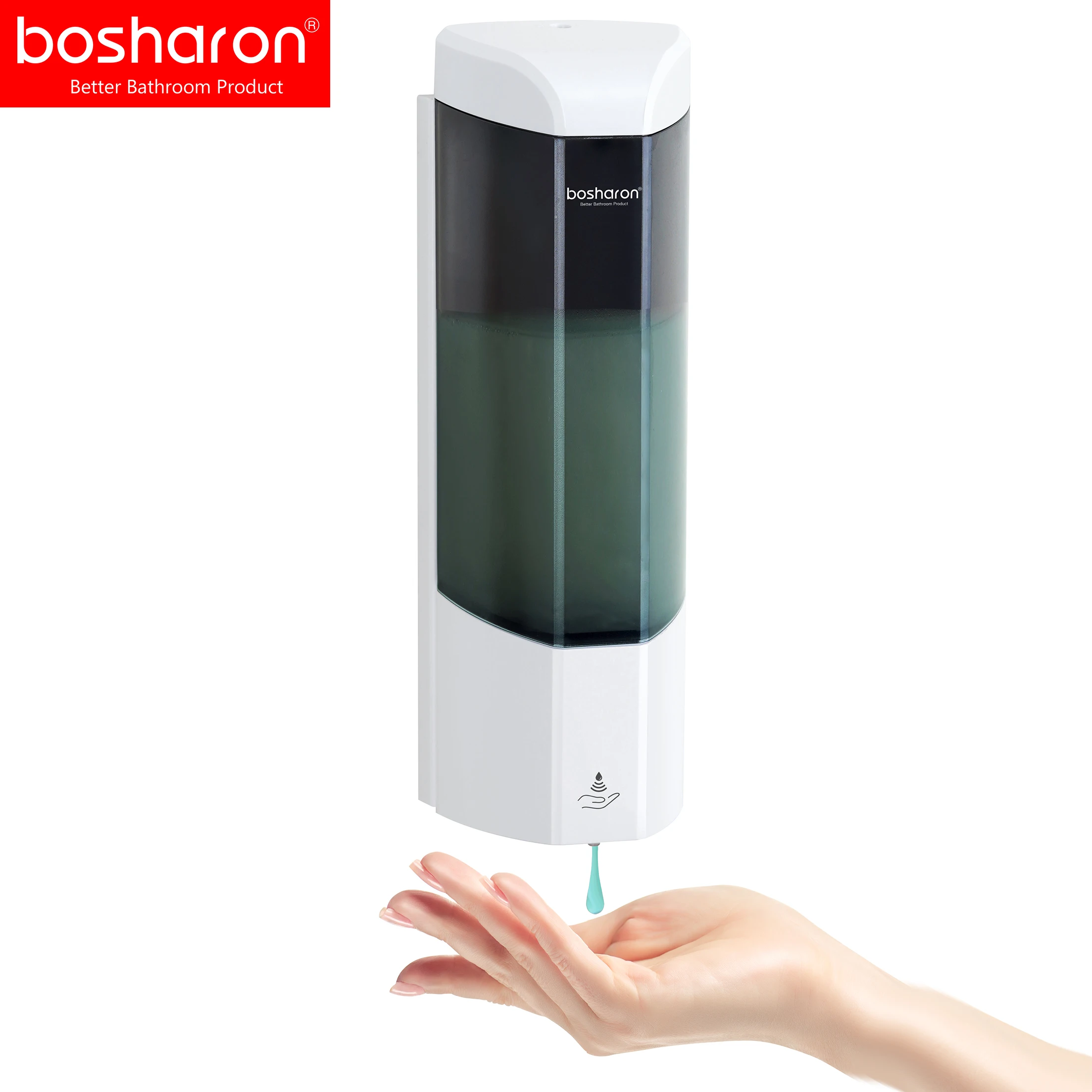 Wall mount Hung automatic liquid Soap Dispenser for Hotel, Shopping Mall, Airport, Lavatory - Manual Hand Soap Dispenser for WC