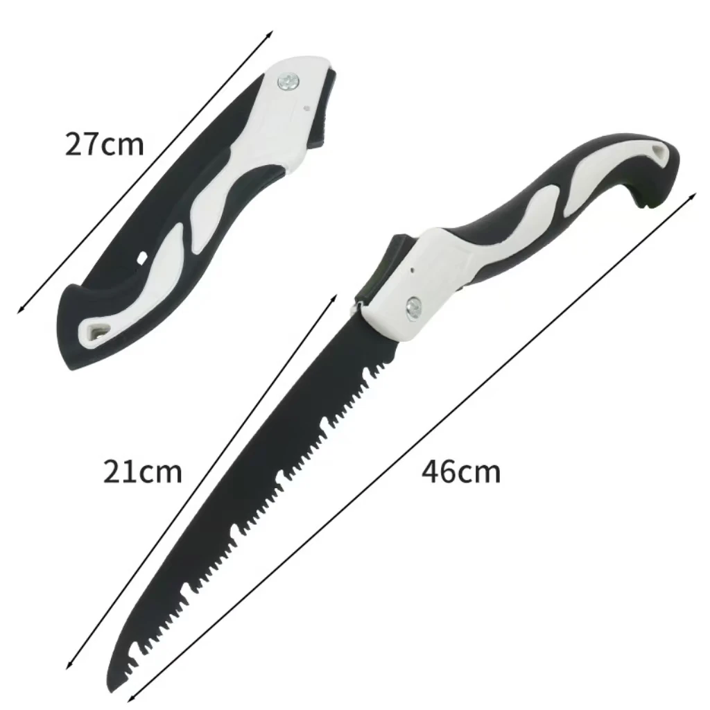 Rust-Proof Hand-Pulled Carbon Steel Hacksaw Effort-Saving Hand- Held Bi-Metal Saw with Aluminium Frame for Construction