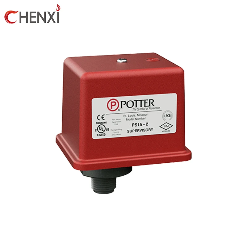 UL FM CE standard  high quality POTTER PS10 pressure waterflow switch for sale