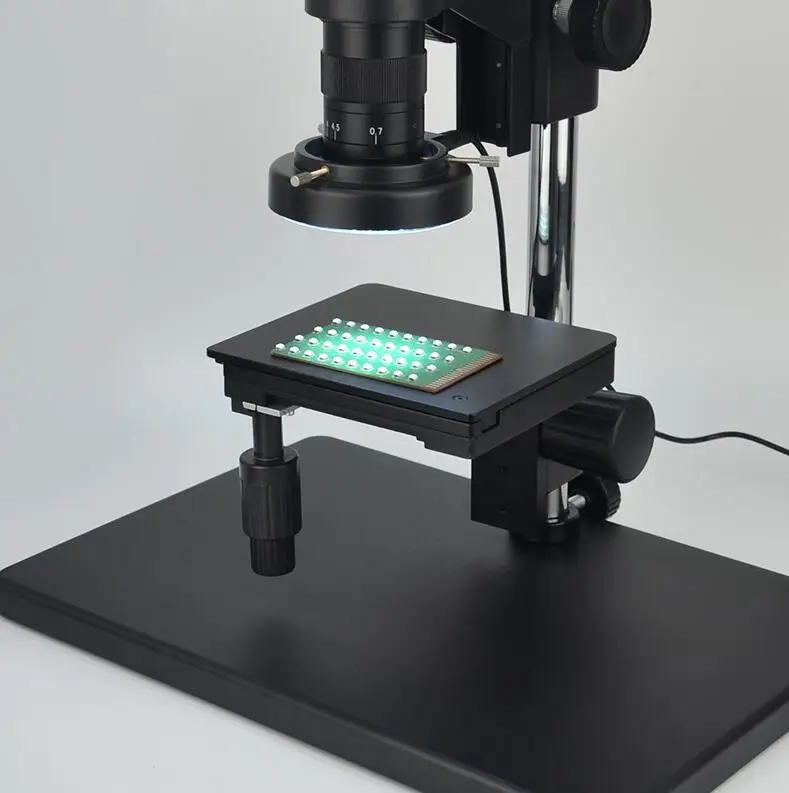 Triocular microscope mobile phone repair motherboard welding rework table machine chip circuit optical 11-inch display