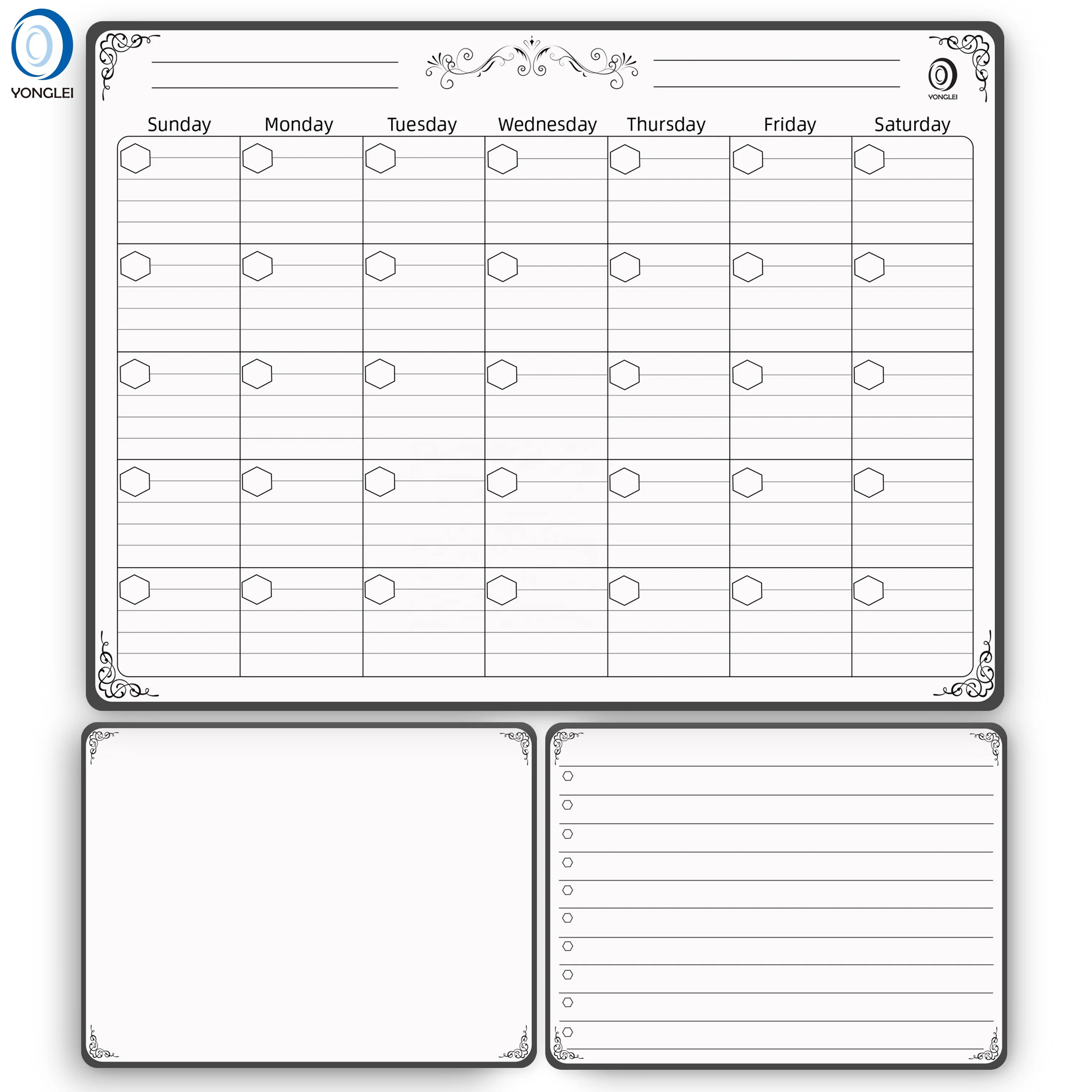 Магнитная белая доска 9,3 P-11 для сухого стирания, декоративная кухонная доска для письма, ежемесячный планировщик, доска