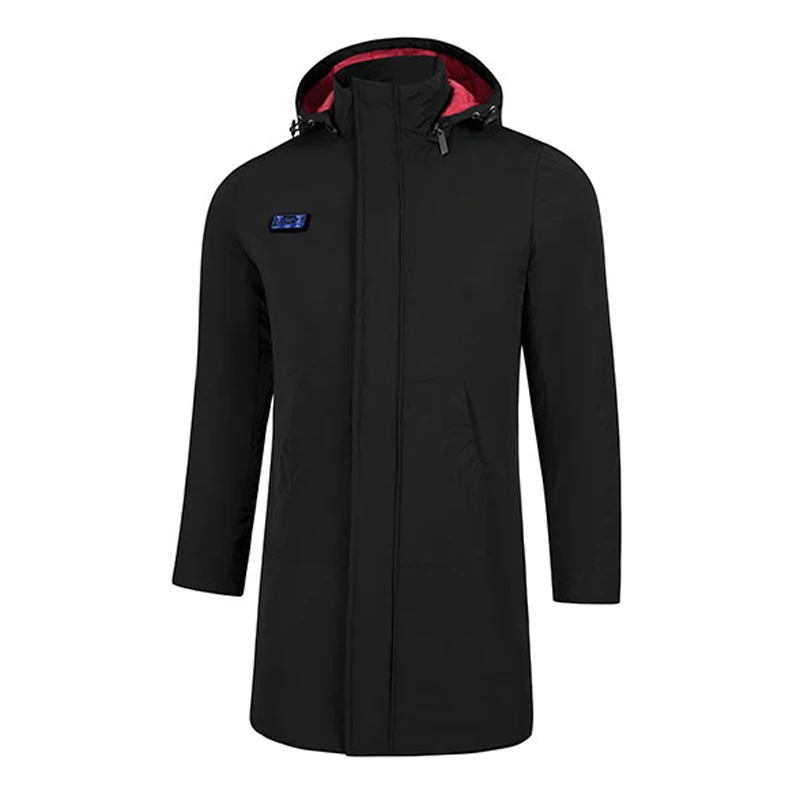 Fashion Mens Packable Heated USB Thermal Jacket Windproof Heating Jacket Coat For Winter