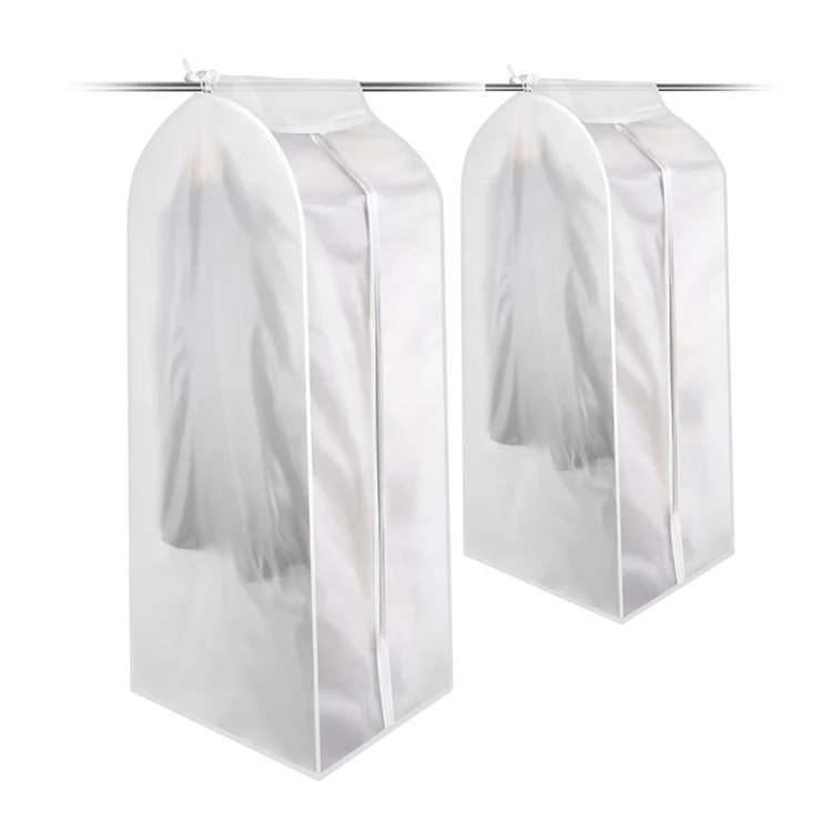 Clear Garment Bags for Storage Dust-Proof Hanging Garment Rack Cover Suit Bags Organizer Hanging Clothes Cover For Suit Clothes